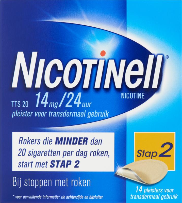 Nicotinell Pleisters Tts20 14Mg Novartis