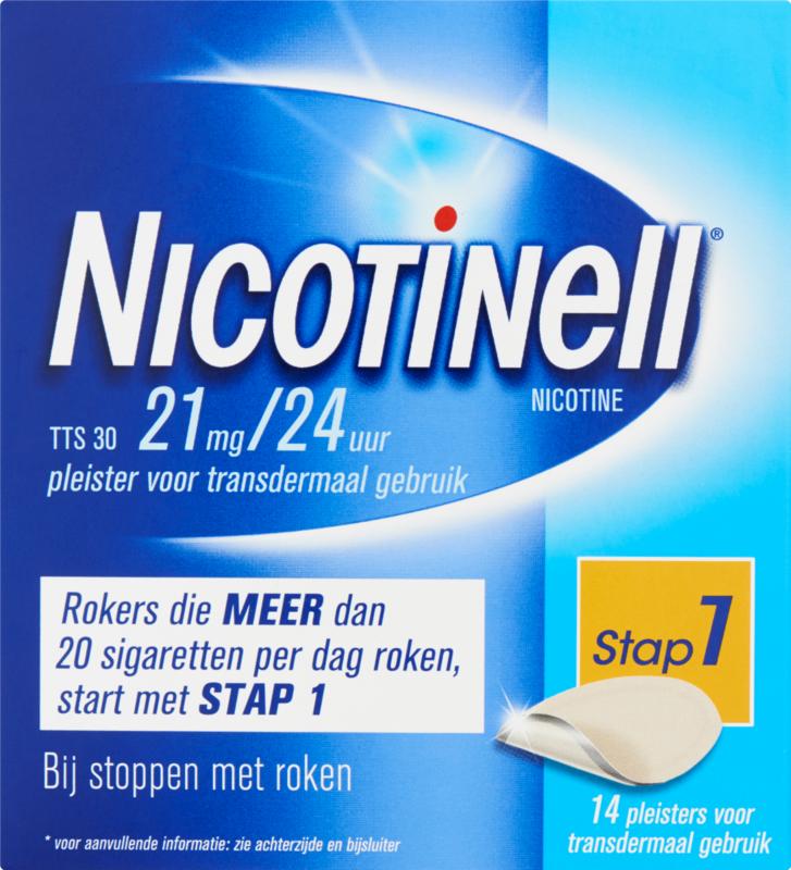 Nicotinell Pleisters Tts30 21Mg Novartis