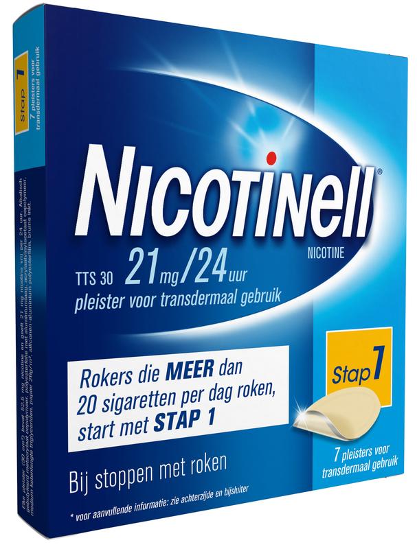 Nicotinell Pleisters Tts30 21Mg Novartis