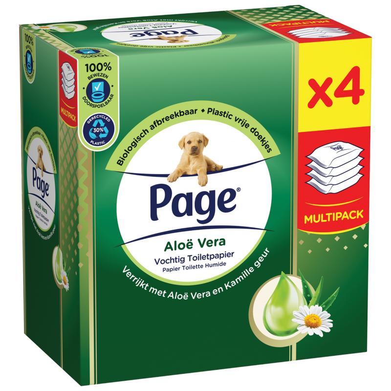 Page Vochtig Toiletpapier Aloe Vera