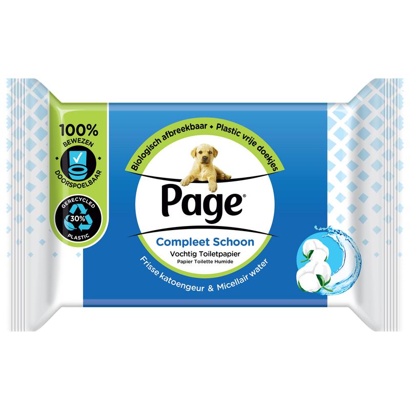 Page Vochtig Toiletpapier Navulling