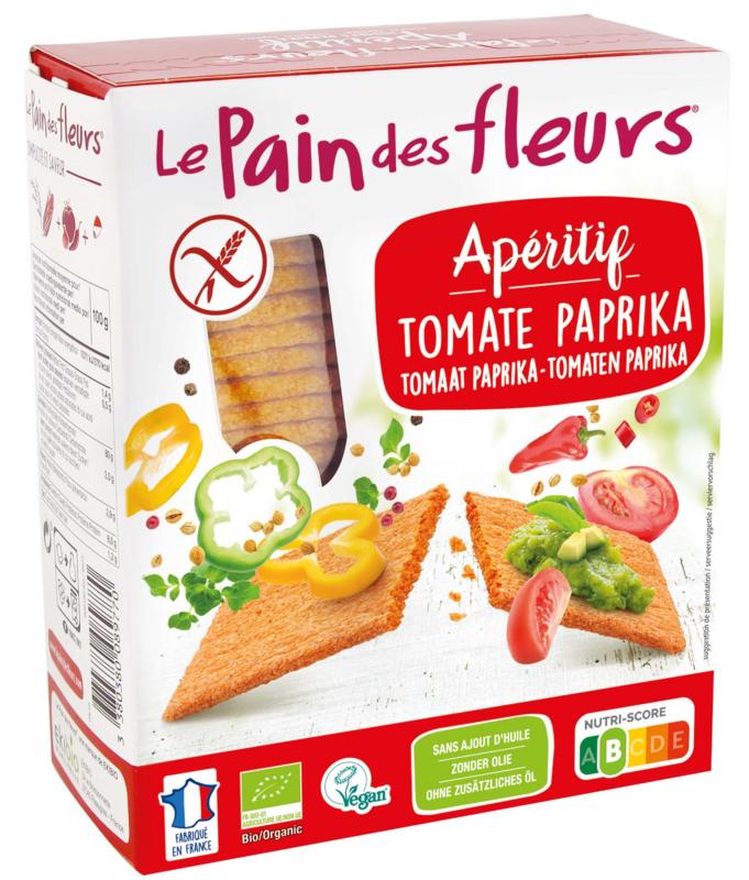 Pain Des Fleurs Aperitif Crackers Tomaatpaprika Bio