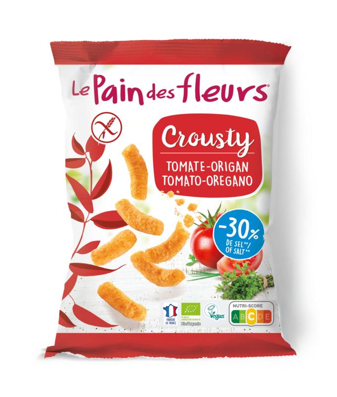 Pain Des Fleurs Chips Gepoft Tomaat Basilicum Glutenvrij Bio Vegan