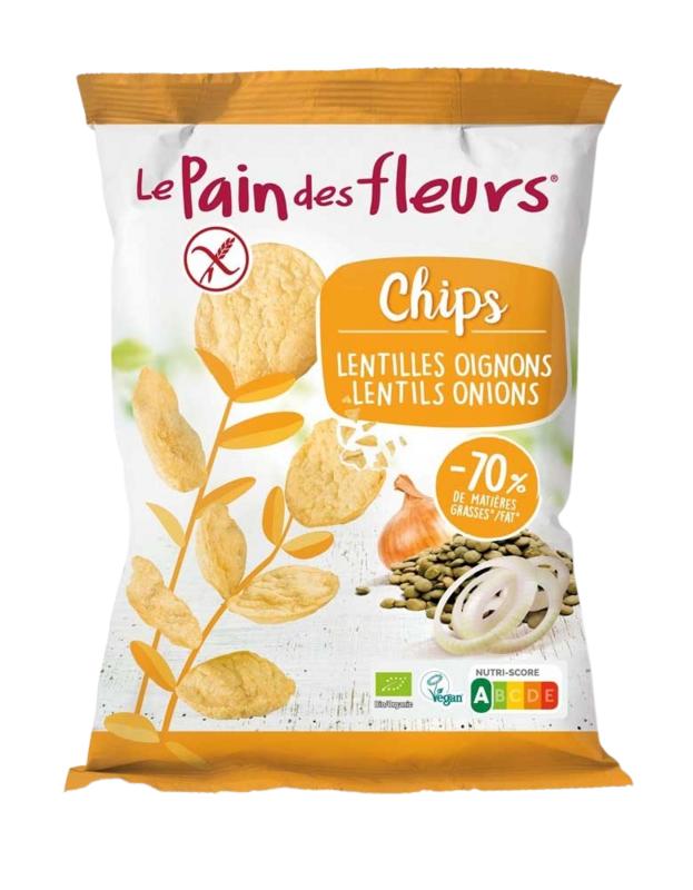 Pain Des Fleurs Chips Met Linzen En Ui Bio