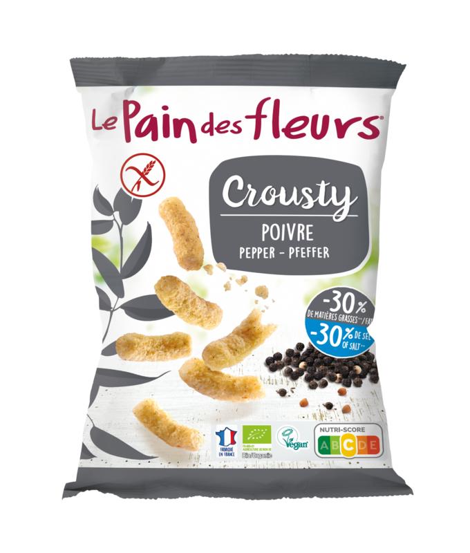 Pain Des Fleurs Crousty Chips Peper Glutenvrij Bio