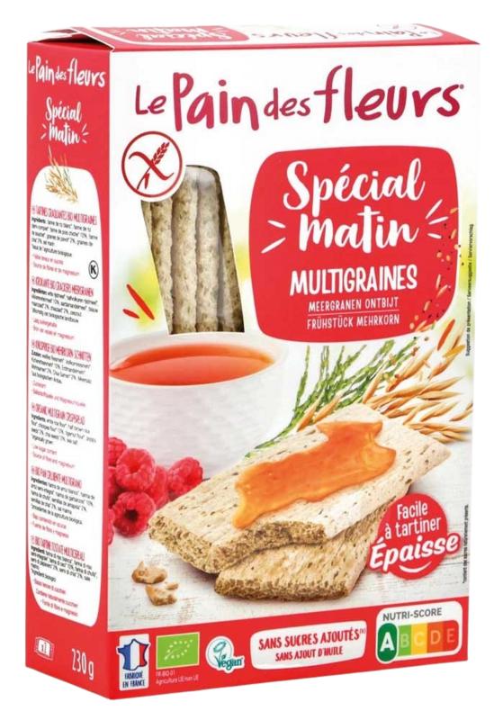 Pain Des Fleurs Special Matin Meergranen Ontbijtcrackers Bio