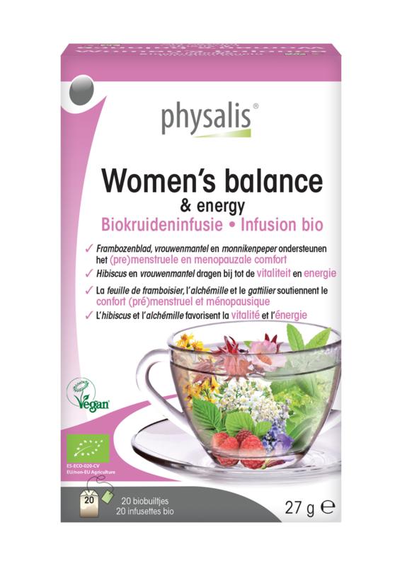 Physalis Women's Balance & Energy Kruideninfusie Bio