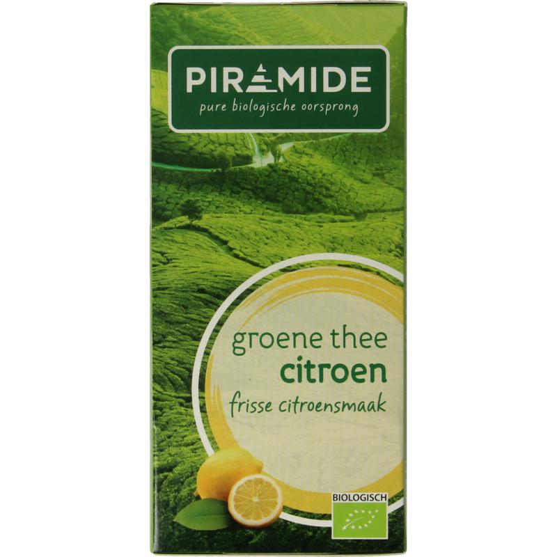 Piramide Groene Thee Met Citroen Bio