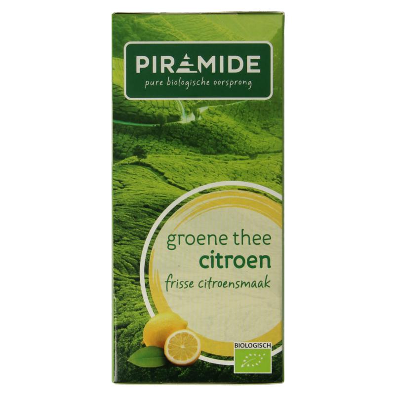 Piramide Groene Thee Met Citroen Bio