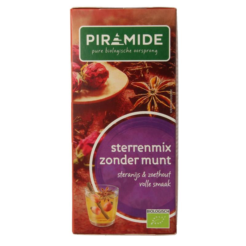 Piramide Sterrenmix Zonder Munt Thee Eko Bio
