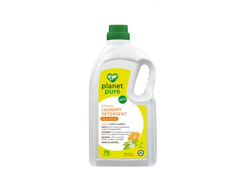Planet Pure Wasmiddel Vloeibaar Gekleurde Was Orange