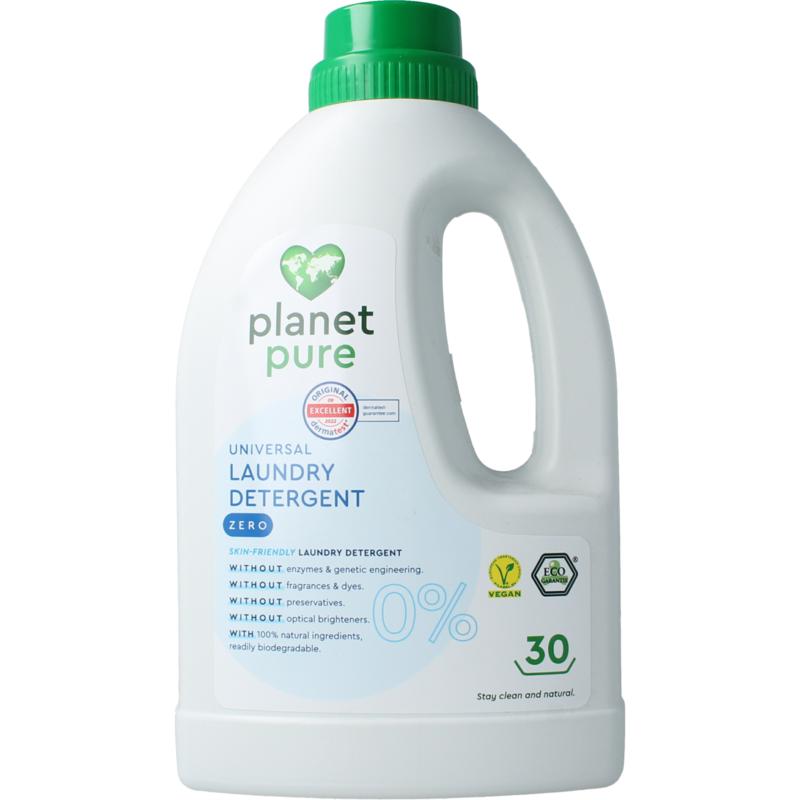 Planet Pure Wasmiddel Vloeibaar Universeel 0% Zero