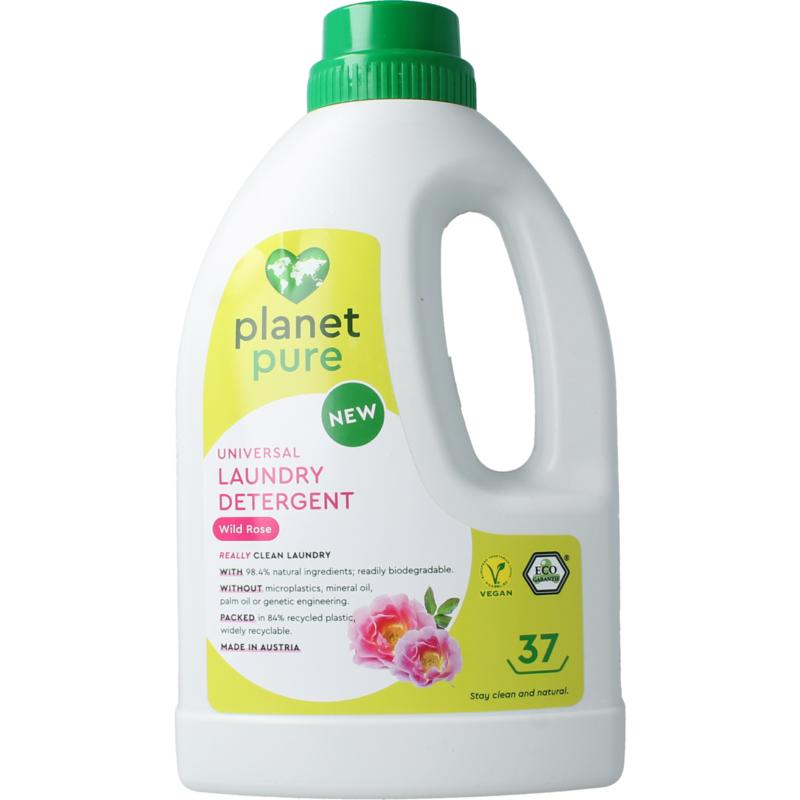 Planet Pure Wasmiddel Vloeibaar Universeel Wild Rose