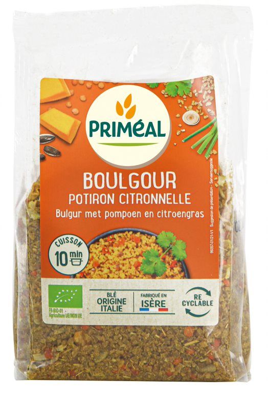 Primeal Bulgur Met Pompoen En Citroengras Bio