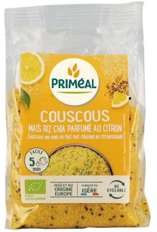Primeal Couscous Mais Rijst En Chia Citroen Bio
