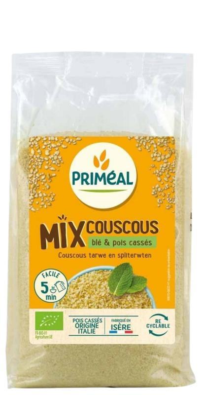 Primeal Couscous Tarwe Spliterwten Bio