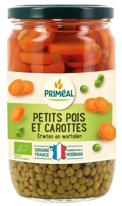 Primeal Doperwten En Wortelschijfjes Bio