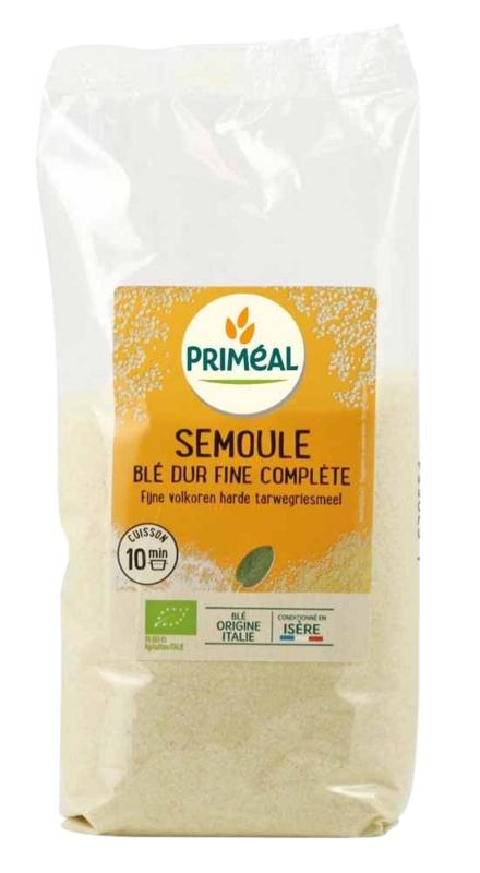 Primeal Fijn Volkoren Harde Tarwegriesmeel Bio