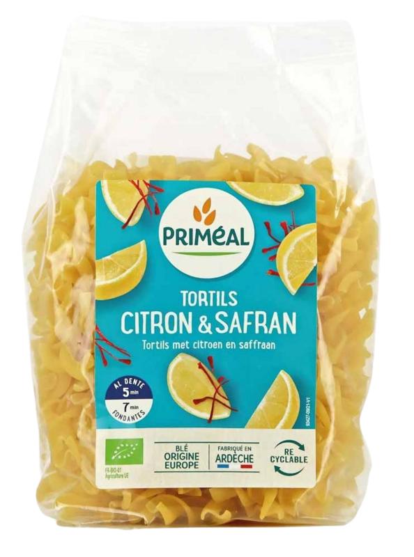 Primeal Fusilli Tortils Citroen Safraan Bio