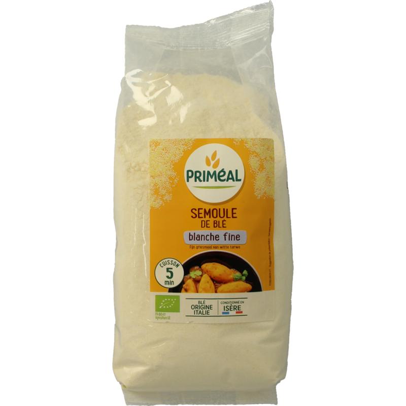 Primeal Griesmeel Witte Tarwe Fijn Bio