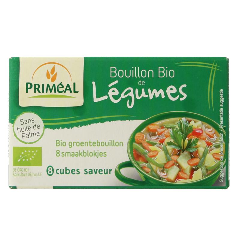 Primeal Groentebouillon Blokjes 9 Gram Bio