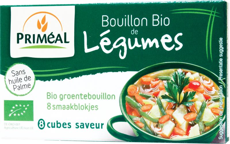 Primeal Groentebouillon Blokjes 9 Gram Bio