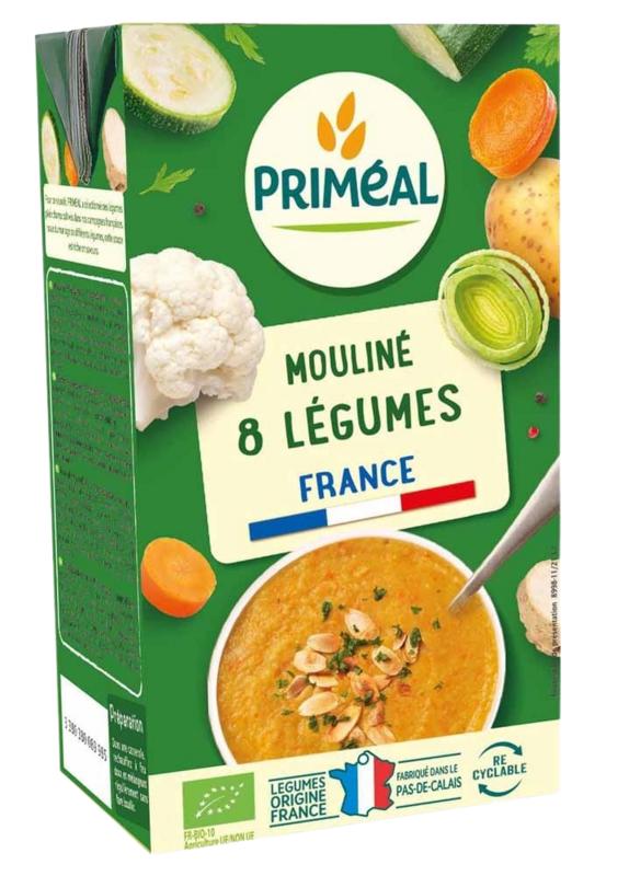 Primeal Groentesoep Met 8 Groentes Bio