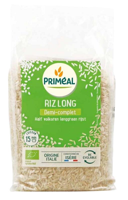 Primeal Halfvolkoren Langgraan Rijst Bio