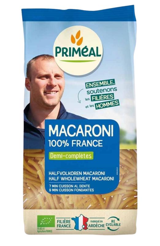 Primeal Halfvolkoren Macaroni Bio