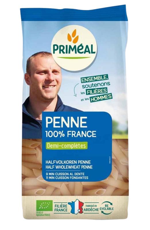 Primeal Halfvolkoren Penne Bio