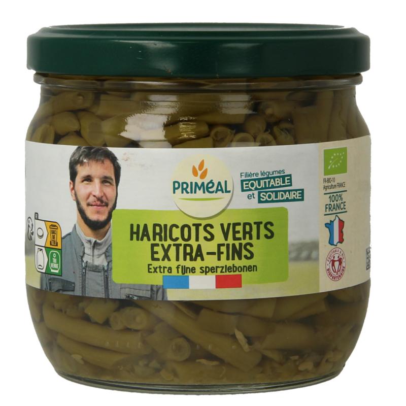 Primeal Haricots Verts Sperziebonen Extra Fijn Bio