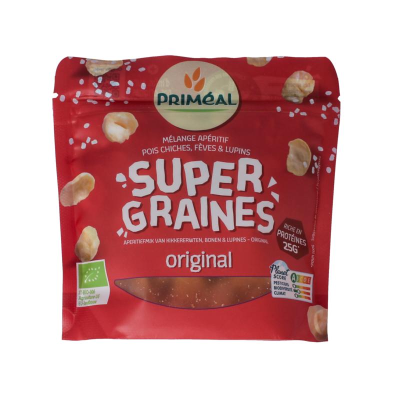 Primeal Kikkererwten, Bonen, Lupines Mix Gezouten Bio