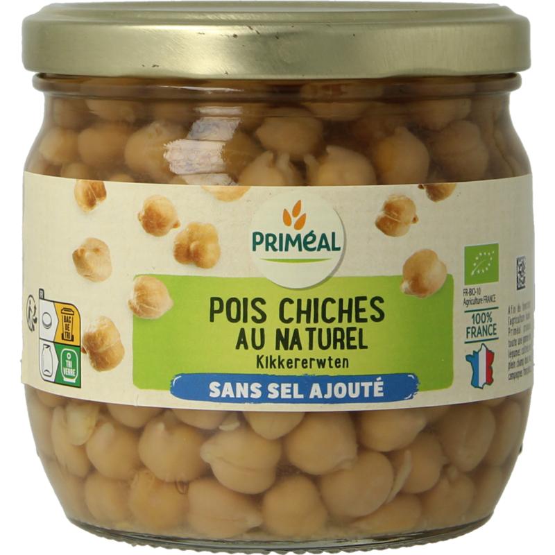 Primeal Kikkererwten Zonder Toegevoegd Zout Bio