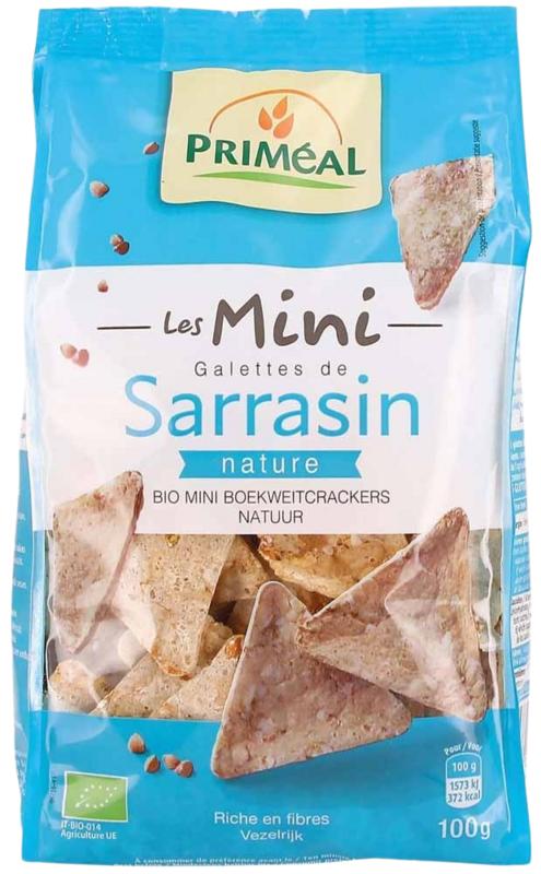 Primeal Mini Boekweitcrackers Naturel Bio