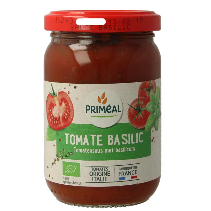 Primeal Pastasaus Tomaten Basilicum Bio