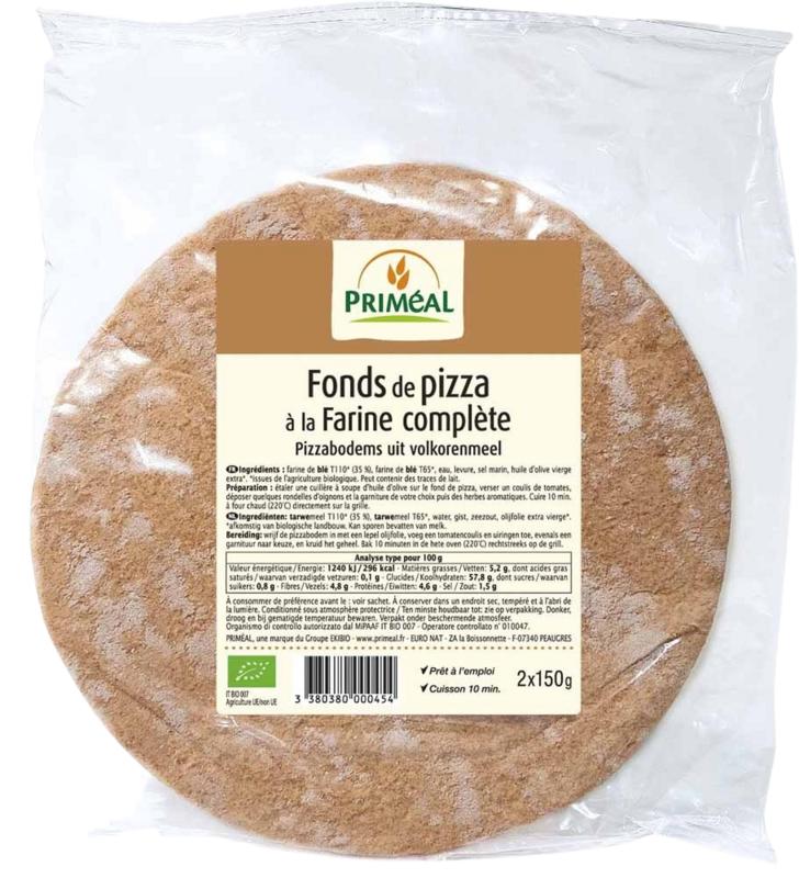 Primeal Pizza Basis 150 Gram Bio