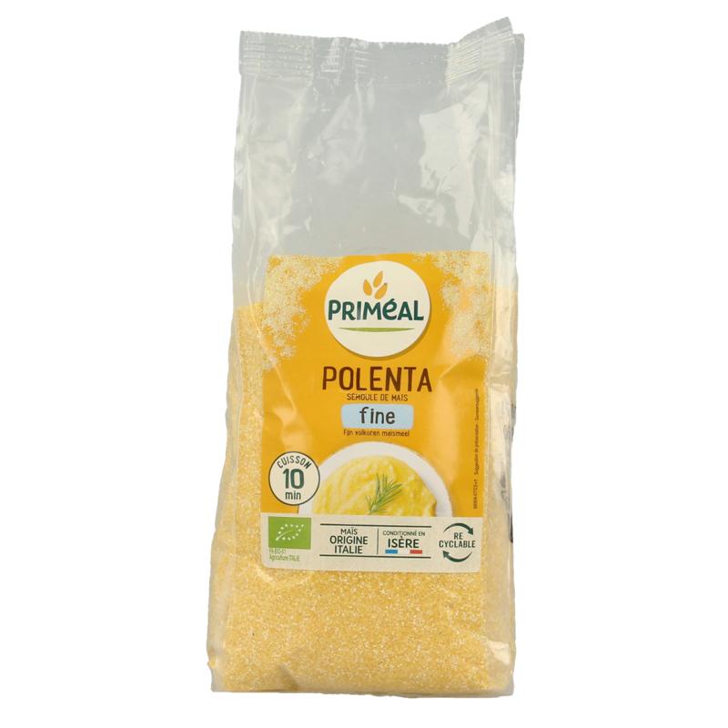 Primeal Polenta Fijn Volkoren Maismeel Bio