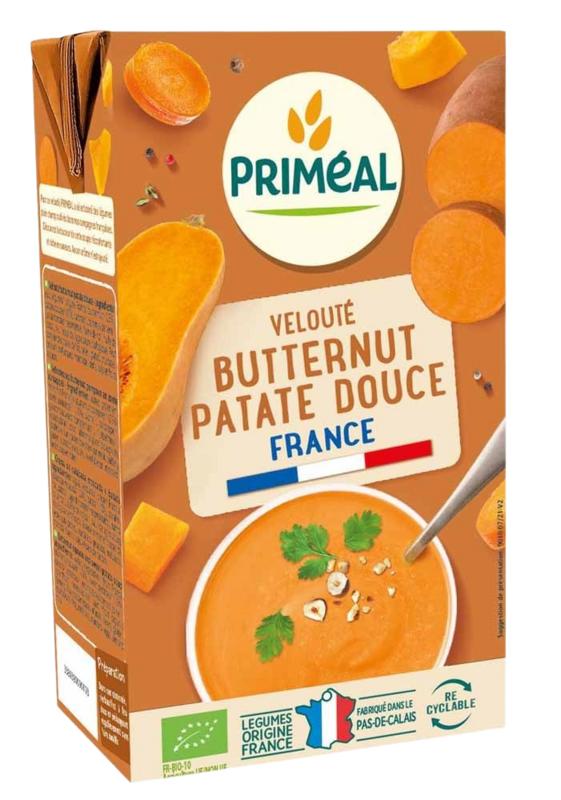 Primeal Soep Flespompoen Zoete Aardappel Bio