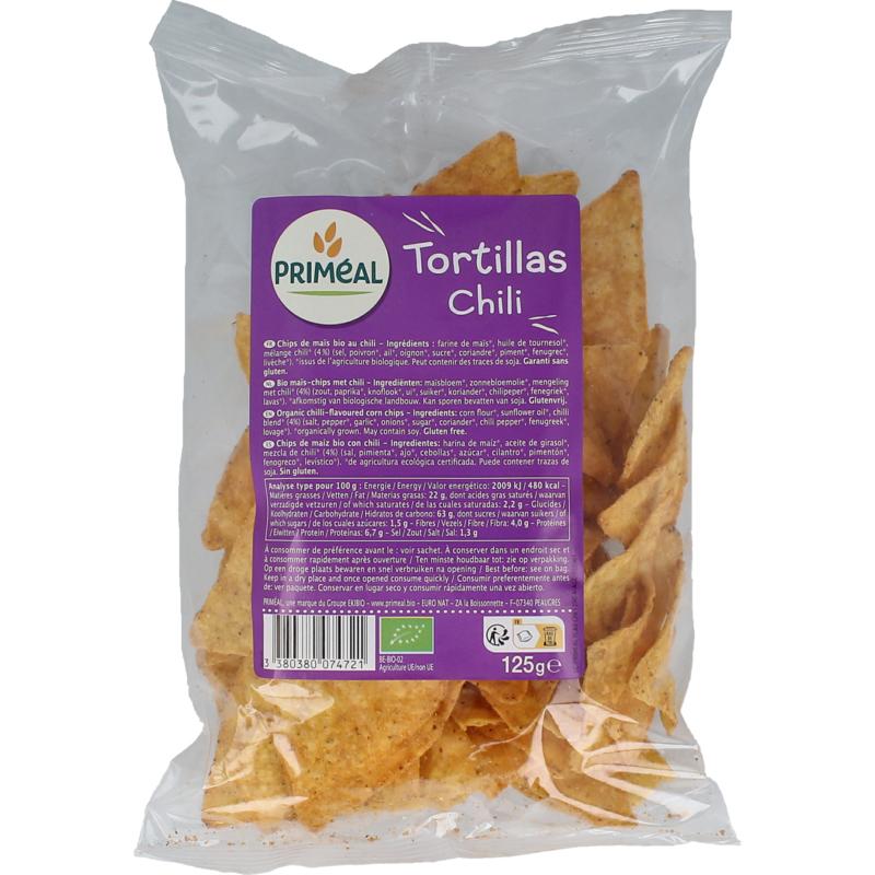 Primeal Tortillas Chili Bio