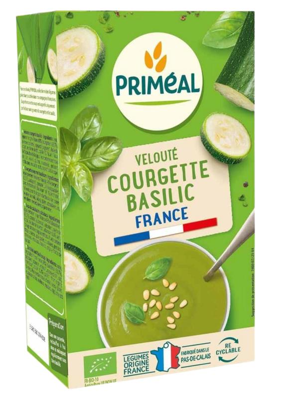 Primeal Veloute Gebonden Soep Courgette Basilicum Bio