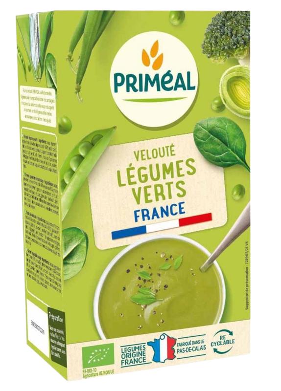 Primeal Veloute Gebonden Soep Groene Groenten Bio