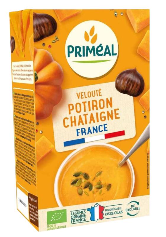 Primeal Veloute Gebonden Soep Pompoen Kastanje Bio