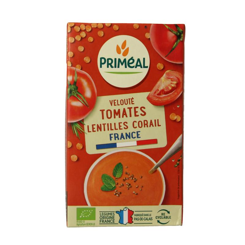Primeal Veloute Gebonden Soep Tomaat Linzen Bio