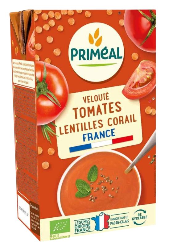 Primeal Veloute Gebonden Soep Tomaat Linzen Bio
