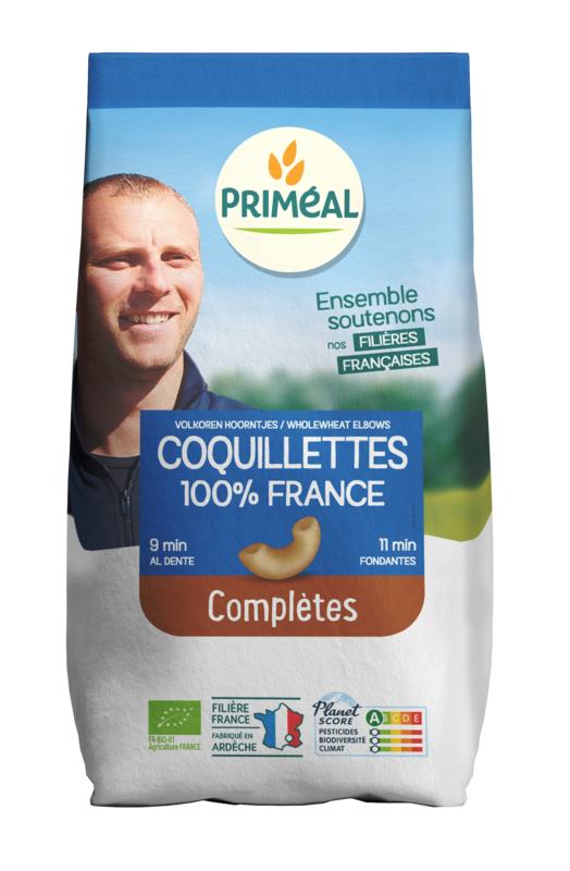 Primeal Volkoren Macaroni Hoorntjes Bio
