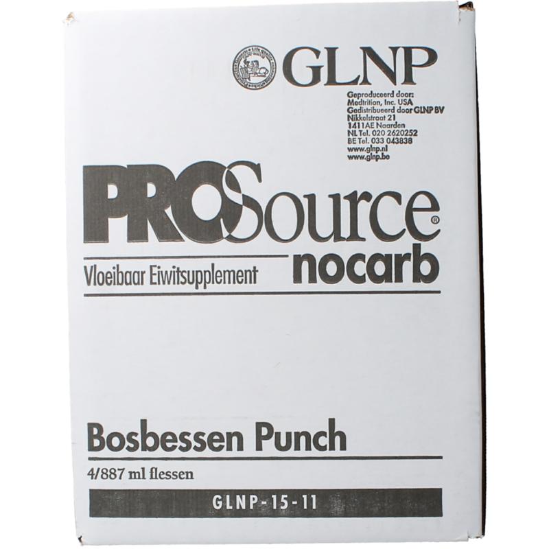 Prosource Nocarb Bosbessen 887Ml