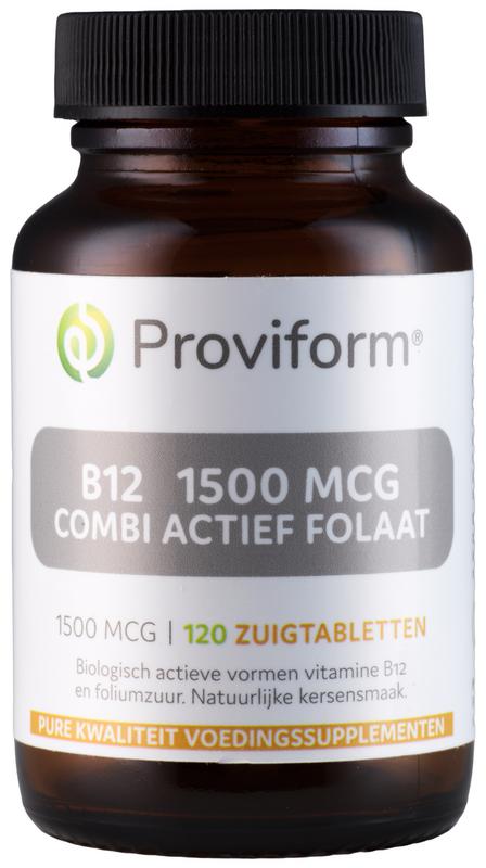 Proviform Vitamine B12 1500Mcg Combi Actief Folaat