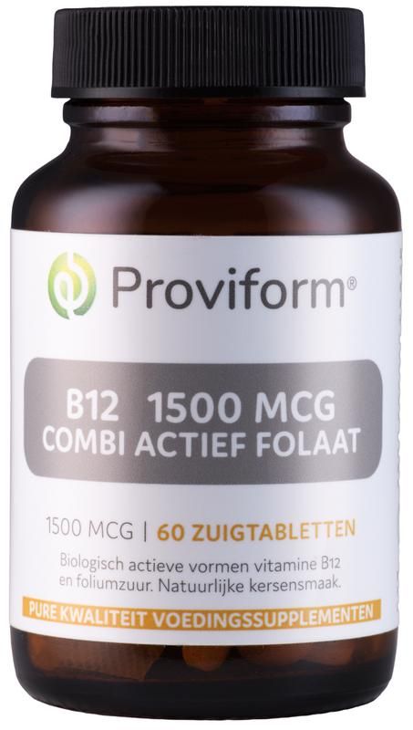 Proviform Vitamine B12 1500Mcg Combi Actief Folaat
