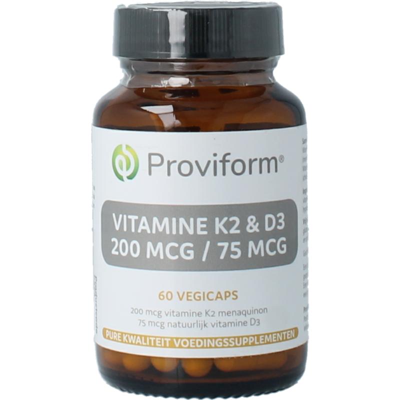 Proviform Vitaminen K2 200Mcg & D3 75Mcg