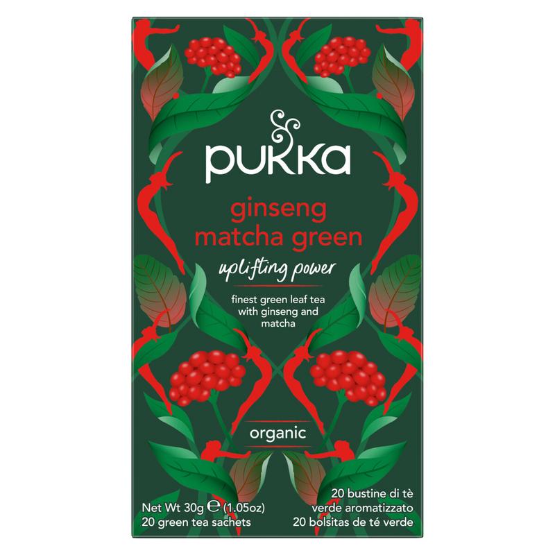 Pukka Ginseng Matcha Green Bio